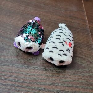 Ty Stuffed Animals with Sequins and Spots